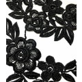 Miniatyrbild 4 av 5: 2 Blommor, 28 x 14 cm, Enstycke, Ecusson Patch Badge Applique Fl M