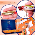 Miniatyrbild 4 av 5: 2024 Fiske Adventskalender - Fiskeutrustning för Vuxna Män Pojkar, Fiske