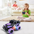 Miniatyrbilde 5 av 5: Fjernstyrt bil RC Racing Cars, 1:18 skala fjernstyrt monstertruck, 2.4Ghz LED lys Off-Road Rc biler (#Purple)