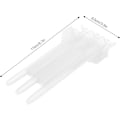 Miniatyrbilde 2 av 5: Hvit Dartboks, Bærbar Dartboks ABS+Aluminiumslegering 3 Hylses Oppbevaringsboks med Hengeløkke L