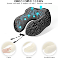 Miniatyrbillede 2 af 5: Rejsepude, Memory Foam Rejsepude, Hætte Rejsepude, C
