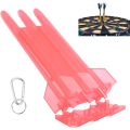 Miniatyrbilde 3 av 5: Red-Dart Box, Bærbar Dartboks ABS+Aluminiumslegering 3 Hylses Oppbevaringsboks med Hengeløkke M
