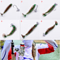 Miniatyrbild 5 av 5: Mjukt fiskedrag 6cm - Maskdrag, mjuka fiskedrag för öring