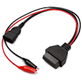 Miniatyrbillede 3 af 5: 2X 3-bens til 16-bens OBDII OBD2 OBD-Ii konnektoradapterkabel Auto bil OBD diagnostisk 3