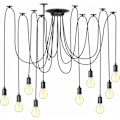 Miniatyrbilde 1 av 5: Spider Chandelier DIY Taklampe Hengelampe Hengelampe Brakett Retro Industriell Taklampe Spisestue Soverom Stue Spisestue