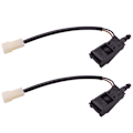 Pikkukuva 1 / 5: 2X Lämmitetty tuulilasin pesusuuttimen suutin autoon MK4 Golf B5 Rapid SEAT 6E0955986B