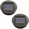 Miniatyrbillede 1 af 4: 2 stk. solcellelamper udskiftning med LED solcellepanel udskiftning dæksel udendørs belysning til havedekoration
