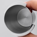 Miniatyrbillede 2 af 5: 51Mm Kaffeemålebeger til Kaffeemålebegermaskine Rustfrit Stål Slidstærkt Sølv