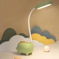 Miniatyrbillede 5 af 5: Sød tegneserie dinosaur lille bordlampe USB opladning touch farve skiftende sød børn studerende læring øjenbeskyttelse B