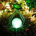 Pikkukuva 5 / 5: Aurinkovalot, vedenpitävät ulkoaurinkovalot Puutarha Metallipaalu Aurinkovalot terassille, nurmikolle, pihalle