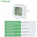 Miniatyrbild 4 av 5: Mini LCD-termometer hygrometer inomhus digital temperatur fuktighet hög precision bärbar -50℃ 70℃ 10% 99% RH för vardagsrum lager barnrum