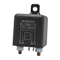 Miniatyrbillede 1 af 5: Batteri Isolator Relæ 12V 4 Pin WM686 Bil Start Relæ Til/Fra Afbryder Normalt Åben Relæ RL/280 200A