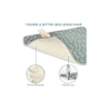 Miniatyrbild 5 av 5: Badrumsmatta Entrématta Minnesskum Hydrofilt Stenmönster Mikrofiber Halksäker Mörkröd Mjuk Badrum Badkar Kök 1 Styck 40x60 cm