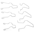 Miniatyrbillede 1 af 5: H7 pæreclips 5ZHSFULLKIT Forlygteholder Fjederclips til H H3 H4 H7, 6 stk PRENFLE Stål Forlygte Pæreholder Fjederclips