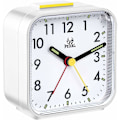 Miniatyrbild 1 av 5: Tyst Analog Väckarklocka Liten Reseväckarklocka Tickfri Tyst Bordsklocka med Nattlampa Snooze-funktion Batteridriven Väckarklocka