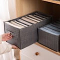 Miniatyrbillede 3 af 5: Skab Skuffe Organiser til T-shirts Jeans Skjorter Garderobe Organisering System Opbevaringsboks B