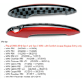 Miniatyrbilde 4 av 5: 2 X ABS dørhåndtak dekselhette for JCW ONE S R55 R56 R57 R58 R59 R61