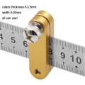 Miniatyrbild 3 av 5: Delar Center Markering Markering Verktyg Rostfritt Stål Delar Linjal Positionering Block Träbearbetning Skala Delar