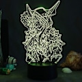 Miniatyrbild 1 av 4: Nattlampa 3D Illusion Lampa för World of Warcraft B 3D Nattlampa med Touch Fjärrkontroll 16 Färgväxlande Födelsedagspresent för Flickor och Pojkar [En