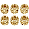 Miniatyrbilde 1 av 5: 50 stk Serie 3D-utskriftsmodell Innlegg Mutter, Messing Riflet Mutter, Sprøytestøping Innlegg Mutter for Voron 2.4 3D-skriver Etc. ()