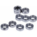 Pikkukuva 1 / 5: 10 kpl Miniatyyrimalli Suojattu Metallinen Suojattu Metrinen Kuulalaakeri: Mr95-Zz 5X9X3Mm