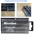 Miniatyrbillede 4 af 5: 20 stk. HSS Mini Twist Drill Bits Kit, Precision Mini Drill Bit Set, 0,3 mm-1,6 mm HSS Twist Drill Bits, Twist Drill Bits med æske til træmodelfremstilling