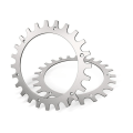 Miniatyrbild 1 av 5: Premium rostfria dubbar för Worx Landroid gräsklippare modell S/M Tjocklek 2mm, Förbättrad dragkraft - Polerad avgradning - Hjuldiameter: 205mm