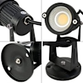 Pikkukuva 5 / 5: 4 kpl COB LED-pistevalaisimia 5W 220V Säädettävät Puutarhavalaisimet Ulkovalaistus Puutarha Terassi (Lämmin Valkoinen)