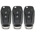 Miniatyrbilde 1 av 5: 3X Bil Smart Fjernkontroll Nøkkel 2 Knapper 433Mhz for Ranger 2015 2016 2017 2018 Id49 Pcf7945P Eb3T-15K601-
