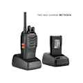 Miniatyrbild 4 av 5: Långräckviddig Walkie Talkie 88e【Uppgraderad version av 888s】 Walkie Talkies Vox Laddningsbar PMR 446 Mhz 16 Kanaler, med Inbyggda Original Hörlurar (2 P