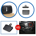 Miniatyrbild 3 av 5: 6X för- X5 / X6 Vent Outlet Tab Clip, Bakre raden friskluftsgallerklämmor E70 2006-2012, E71 2008-2013