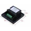 Miniatyrbild 4 av 5: Dimmerljus, Fydun Dimbar LED Enfärgad Touch Panel Dimmer Väggströmbrytare Controller Touch Panel LED Ljuslist DC 12V-24V Tyst med (Svart)