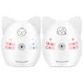 Miniatyrbillede 1 af 5: Babysitter bærbar trådløs V30 2.4GHz lydmonitor digital stemmeudsendelse dobbelt tale natlys hvid EU-stik