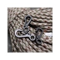 Miniatyrbild 4 av 5: 10 st/förpackning Mini SF Fjäder Ryggsäckslås Klättring Karabiner EDC Nyckelring Camping Flask Krokar Paracord Överlevnadsutrustning - Svart
