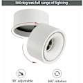 Miniatyrbillede 4 af 5: 10W LED Loftlamper Loftlys, Justerbar lampehusvinkel, Lampe spotlights, Loftlamper, Loftvæglys, justerbar loft