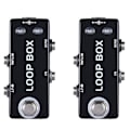 Miniatyrbild 1 av 4: 2X Mini Gitarr Effektpedal Box Cirkulationskanal Switch Pick Plug