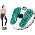 Miniatyrbillede 1 af 5: Twist Disc til Træning LCD Display Intelligent Tælling Kropsfremspringende Plade Fodmassage Taljeøvelse Grøn
