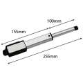 Pikkukuva 5 / 5: DC 12V vedenpitävä IP54 Mini lineaarinen toimilaite 100mm iskunpituus sähköinen lineaarimoottori ikkunanavaaja 30mm/s nopeus