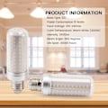 Pikkukuva 2 / 5: LED-lamput, 3 kpl 3000K lämpimän valkoista hehkulamppua, 15 W LED-maissivalaisin kodin valaistukseen