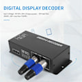 Miniatyrbillede 4 af 5: Dmx 512 Digital Display Dekoder, Dmx512 Dæmpningsstyring til Led Rgbw Strip Light Strip Rj45 Forbindelse Dc 12 - 24V 20A (4 Kanaler)