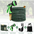 Pikkukuva 4 / 5: Laajeneva kasteluletku 30m 100ft Retractable Garden Hose pidikkeellä ja kastelupistoolilla 9 toimintoa Messinki liittimet,