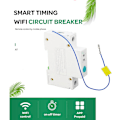 Miniatyrbild 5 av 5: WIFI-strömställare 1P 230V DIN-skena Smart Strömställare för Ewelink APP Hem Köpcentrum 63A