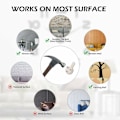 Miniatyrbild 5 av 5: DIY Väggklocka, 3D DIY Tyst Väggklocka, Stor 3D Väggklocka, Modern Design, Akryl Väggklocka för Kontor, Vardagsrum, Sovrum - Silver