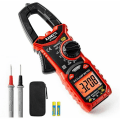 Miniatyrbillede 4 af 5: Strømtangsmåler, KAIWEETS TRMS 4000 Points Auto Range Tangsmåler, Måler AC-strøm, AC/DC-spænding, Kapacitans, Modstand, CAT III 600 V