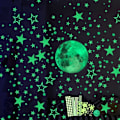 Miniatyrbild 1 av 5: Luminous självhäftande väggdekaler väggtatuering dekaler, 435 lysande stjärnor / lysande prickar för din stjärnhimmel och fluorescerande lysande dekaler f