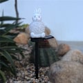 Miniatyrbilde 5 av 5: Kaninfigur LED Solcellelys Julepynt for Hage Lys Utendørs Belysning Plenlampe
