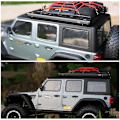 Pikkukuva 3 / 5: Auton katon sivuvarjostin markiisi sadekatos leirintäaurinkosuoja autoon 1/10 RC AXIAL SCX10 TRX4, B