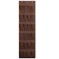 Miniatyrbilde 2 av 5: 24 Mesh Non-Woven Sko Oppbevaring Hengepose, Mesh Lomme, Tøfler Oppbevaringspose, Dør Organizer Svart