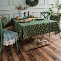 Miniatyrbilde 2 av 5: Julebordduk Duk til festdekorasjon Bryllupsdekorasjon Rektangulær duk 140X180Cm