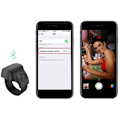 Miniatyrbild 3 av 5: Bärbar MiNi Bluetooth 5.1 Telefon Selfie Fjärrkontroll Ring Trådlös Smart Fjärrkontroll Ring(Svart)